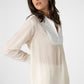White Meets Ivory Poplin Tunic