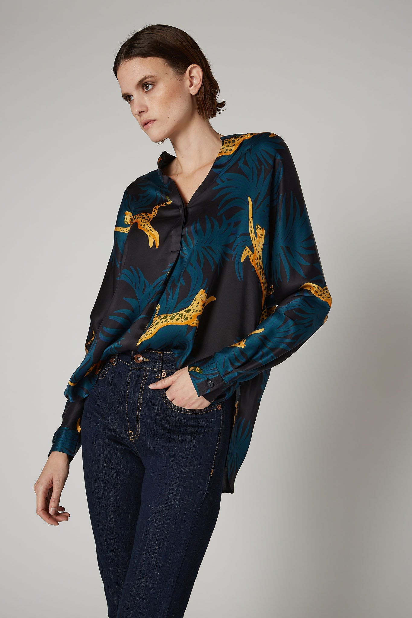 Jungle Silk Blouse