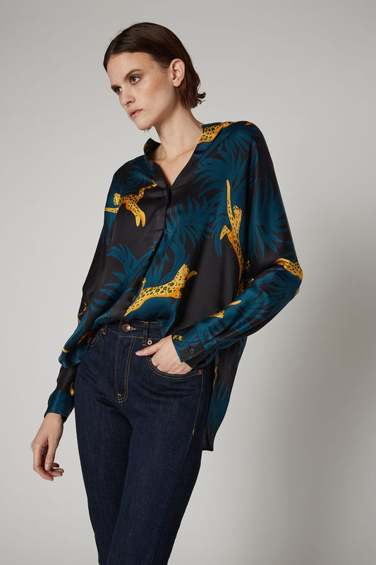 Jungle Silk Blouse