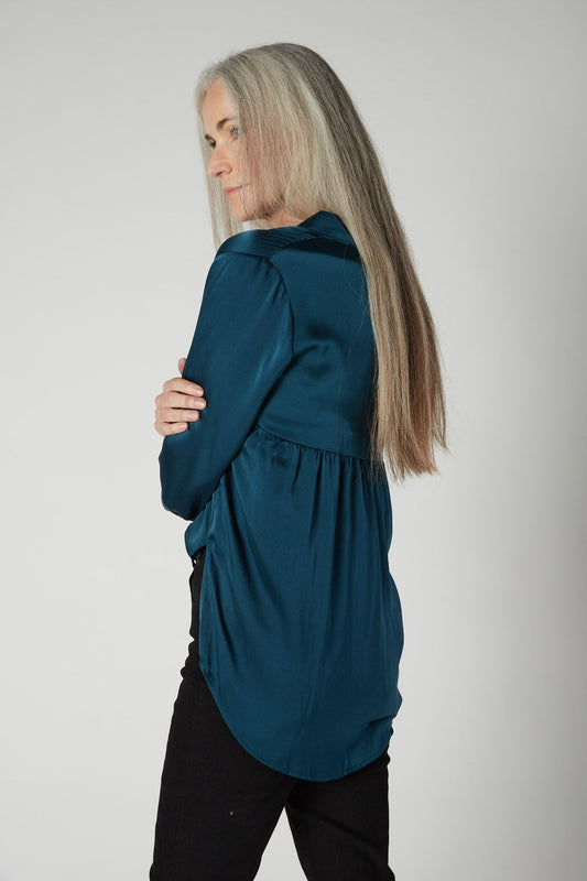 Not Too Loose Silk Blouse