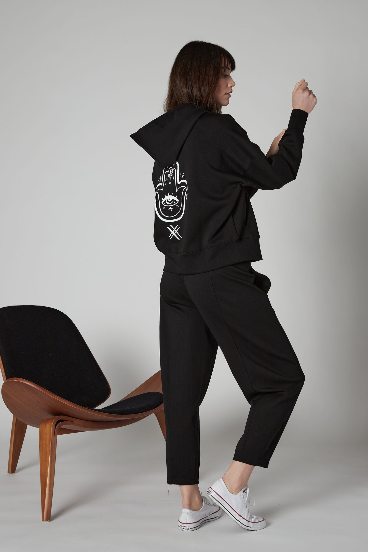 Essential Hamsa Scuba Hoodie