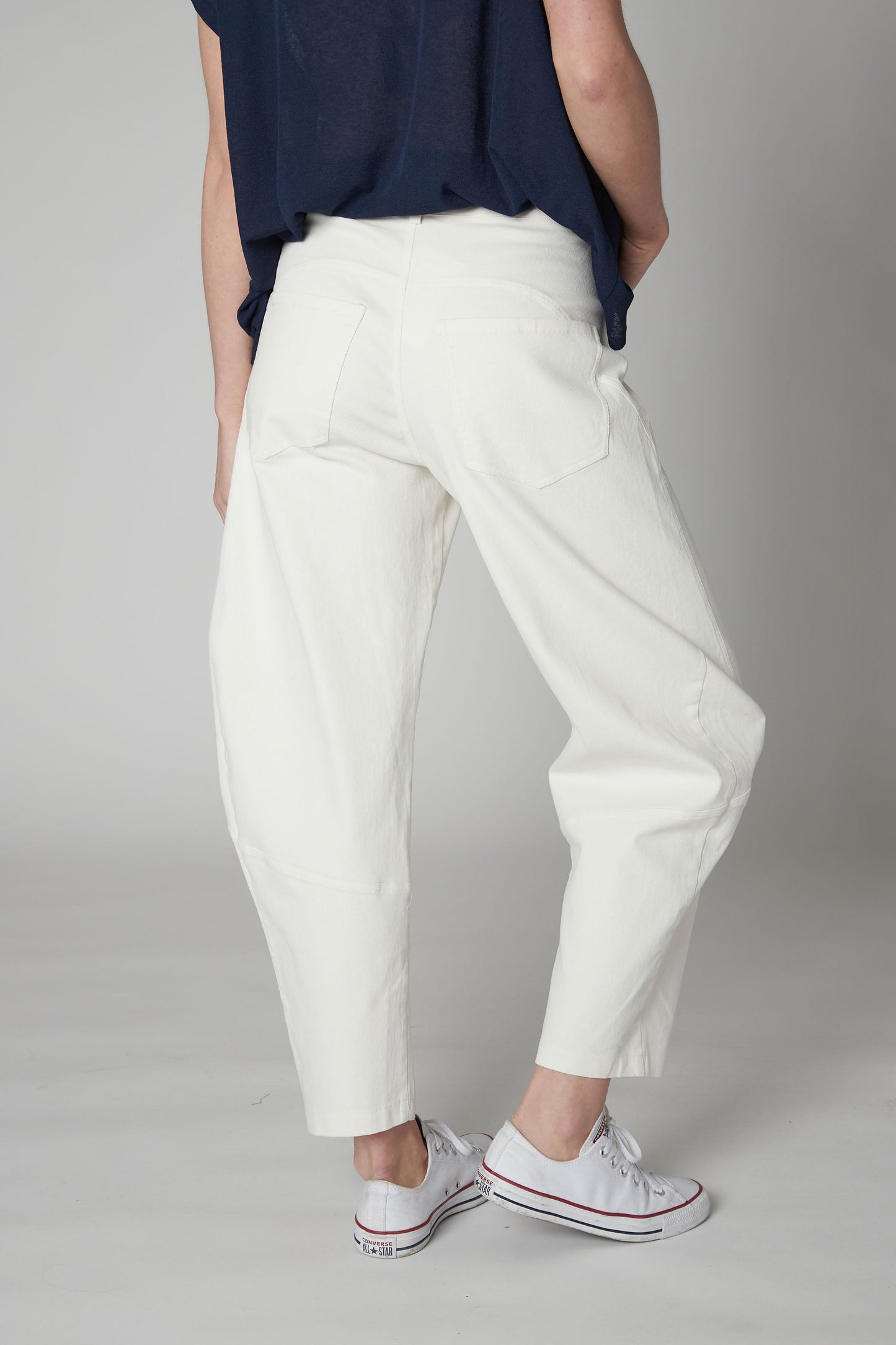 The Wide-ish Denim Pants