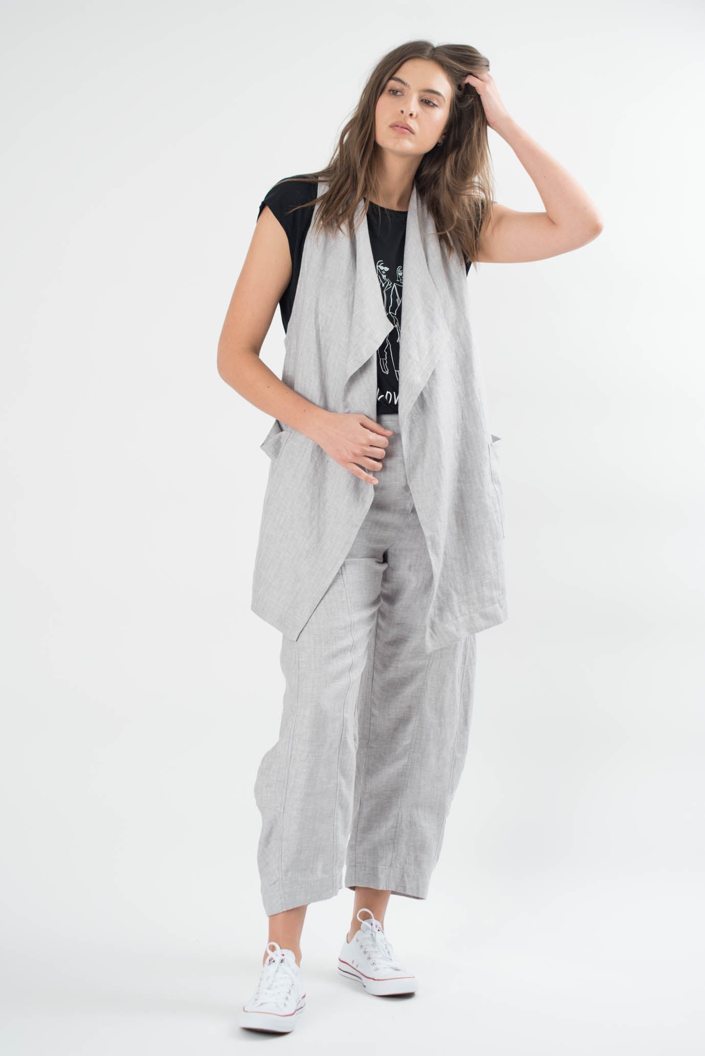 Desmond Linen Wide Pants