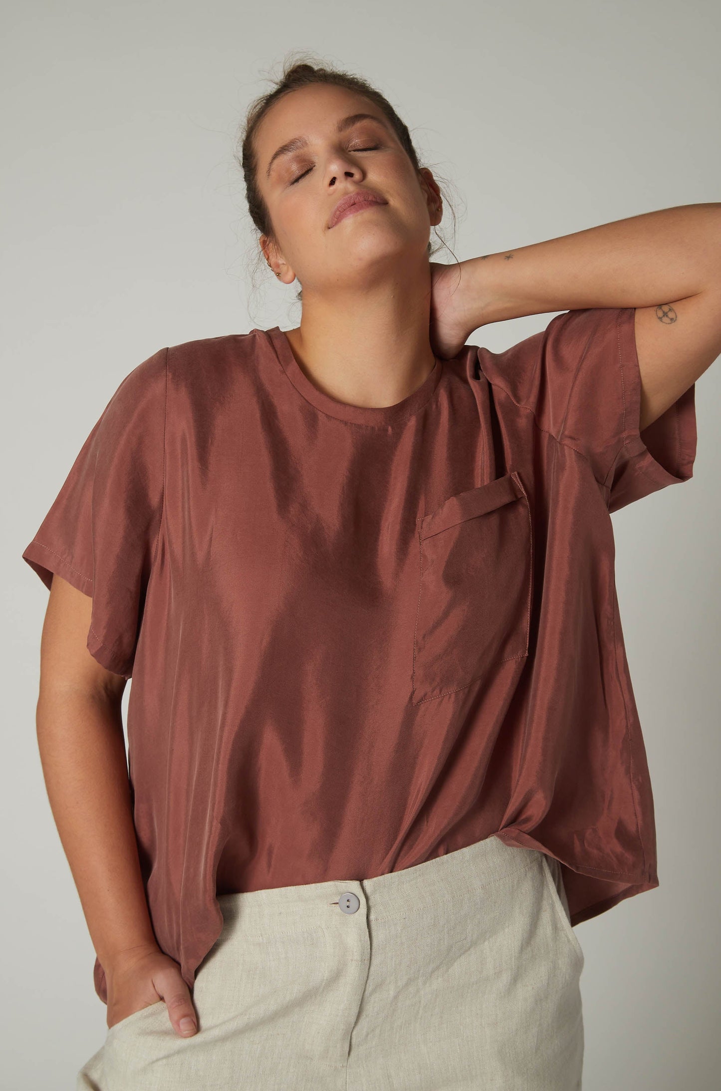 Oversized Tee Style Top