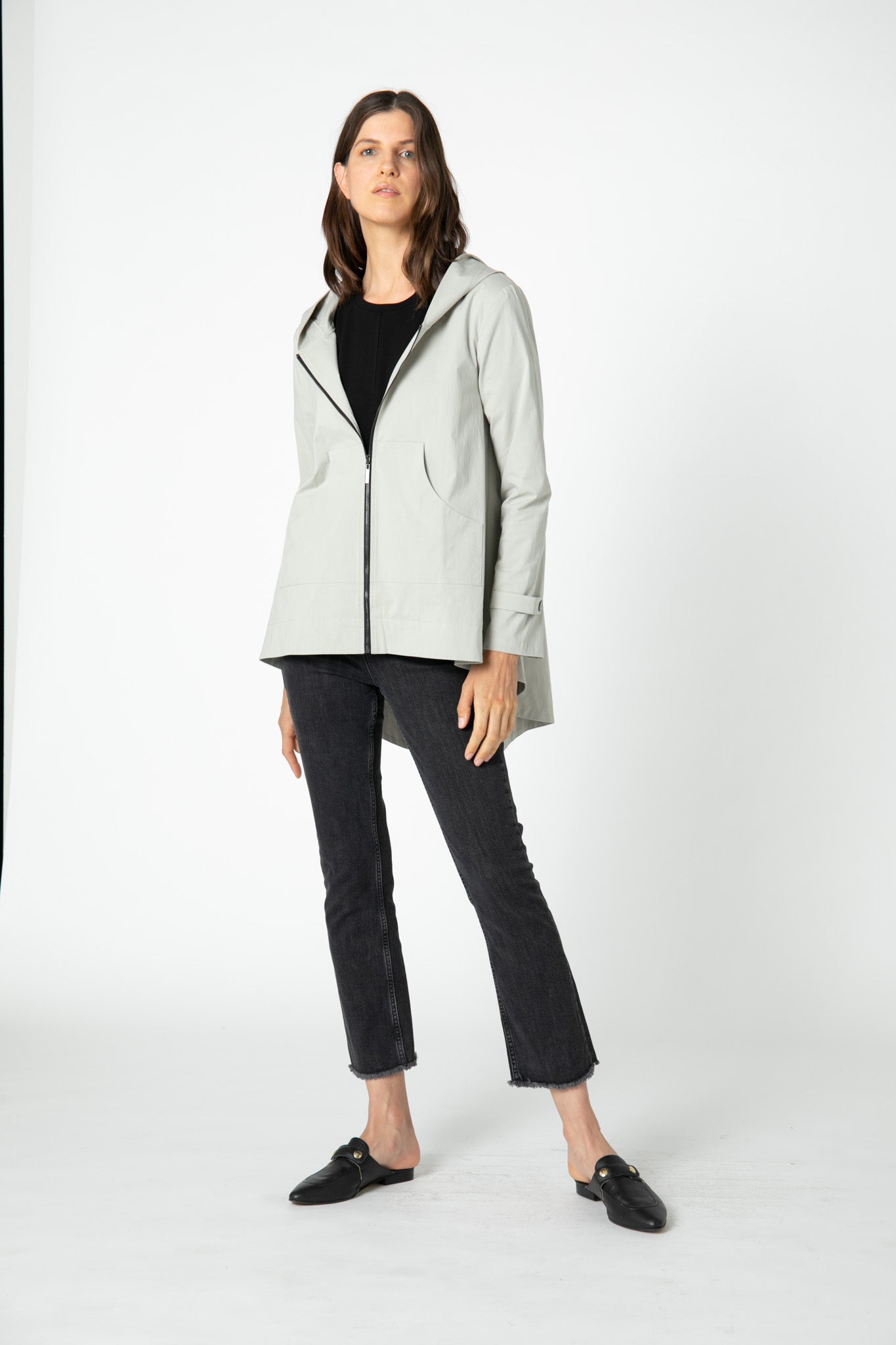 At Ease Poplin Swing Jacket