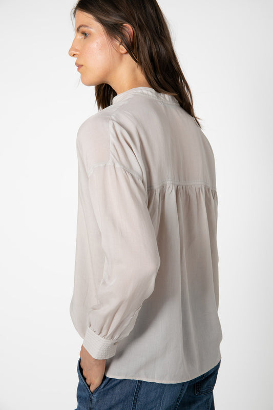 The Smart Poplin Top