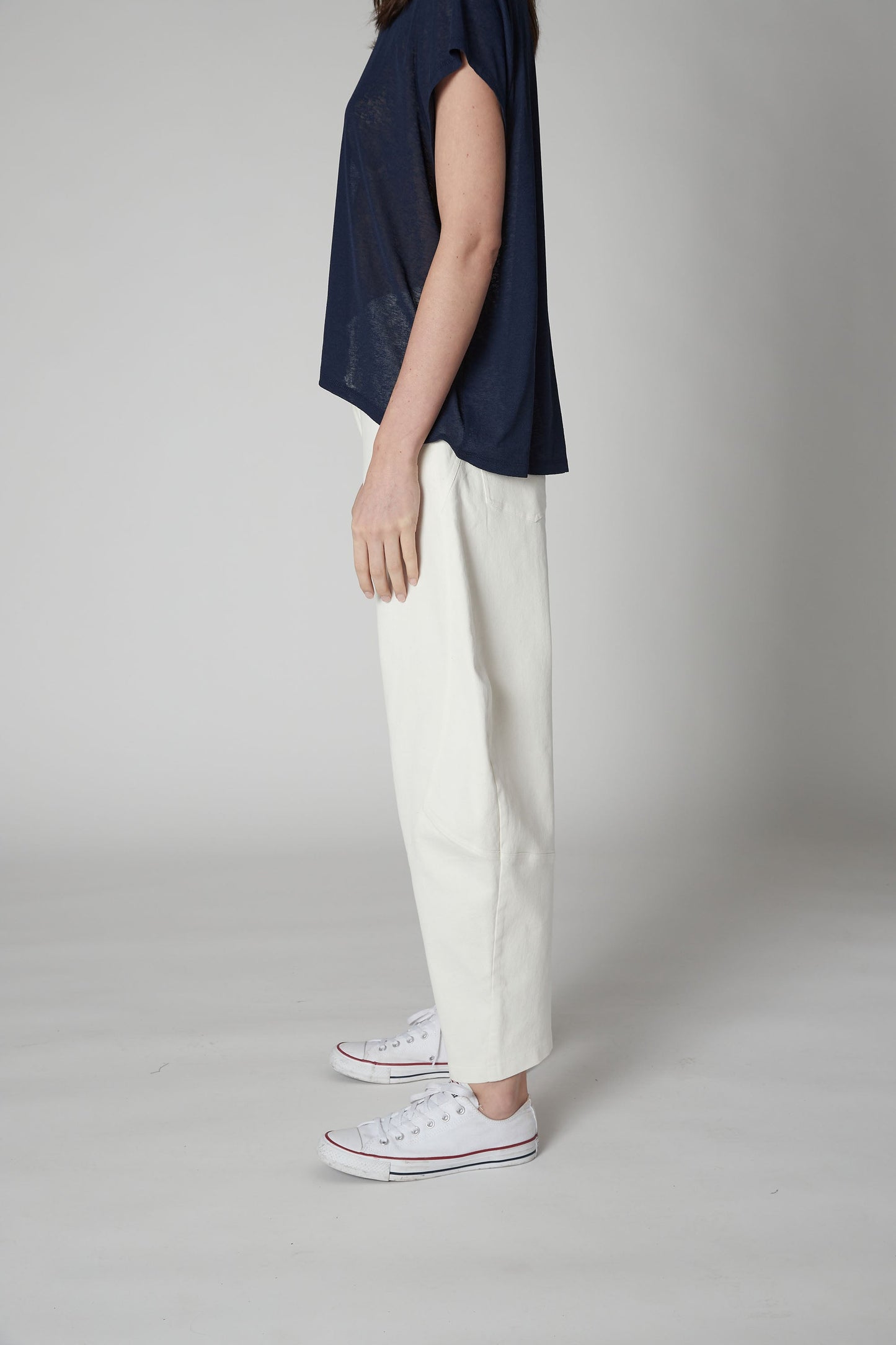 The Wide-ish Denim Pants