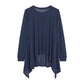 Sheer Knit High Low Top