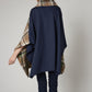 Touch of Neon Plaid Poncho