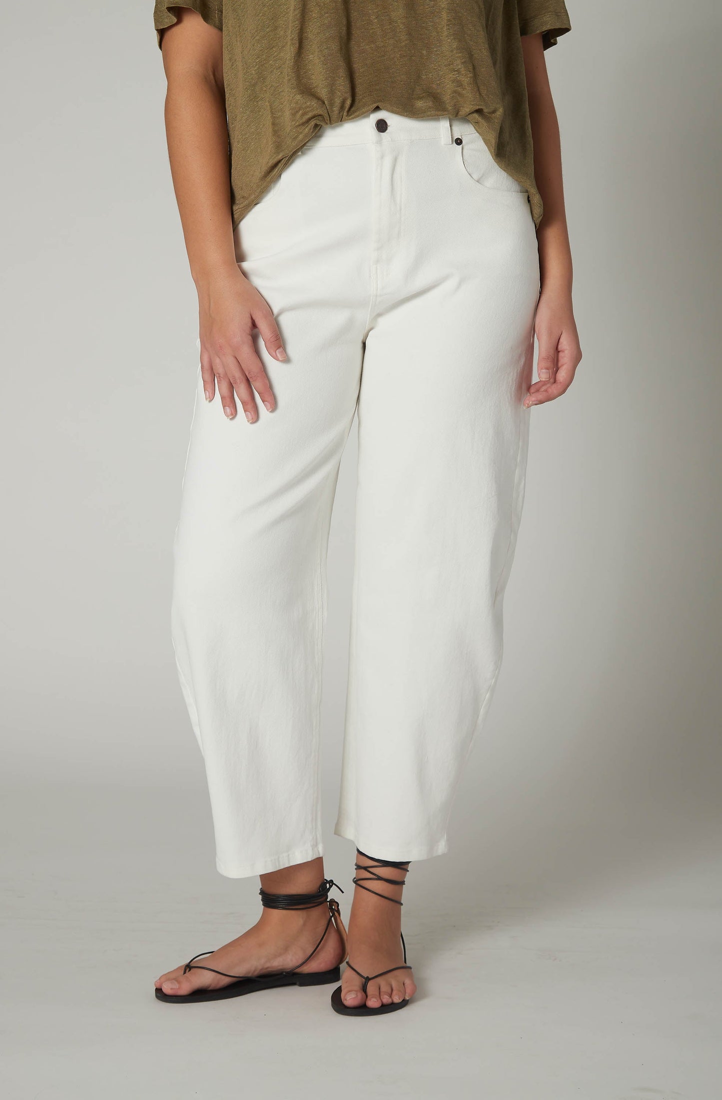 The Barrel Leg Denim Pants