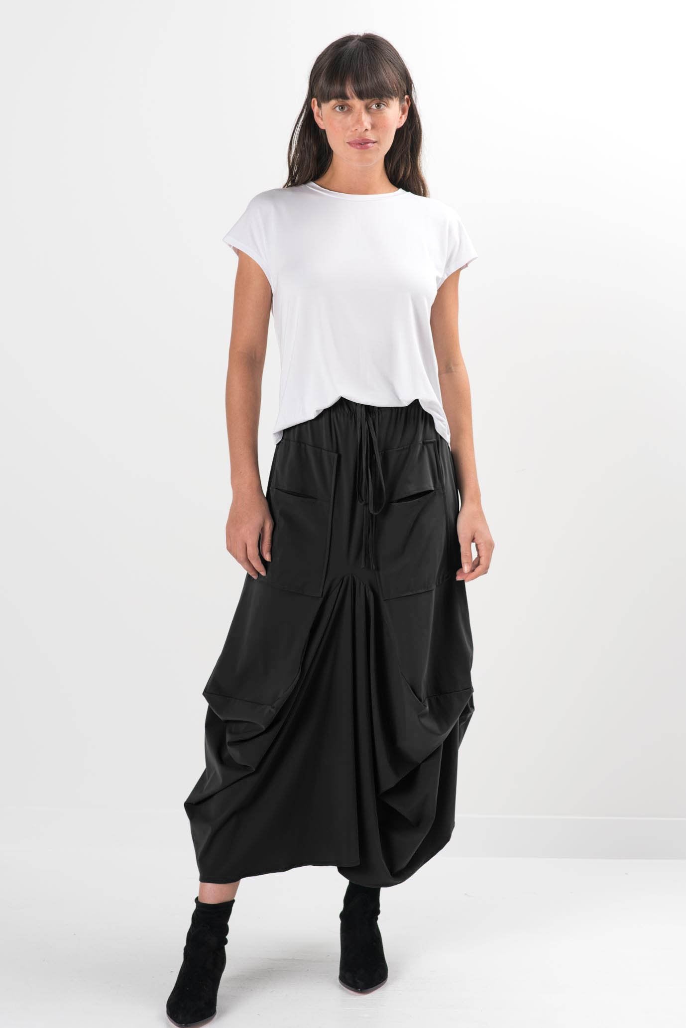 Aviv Drape Maxi Skirt