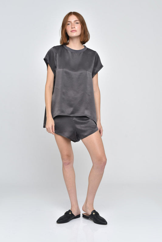 Briony Short Silk Lounge Set