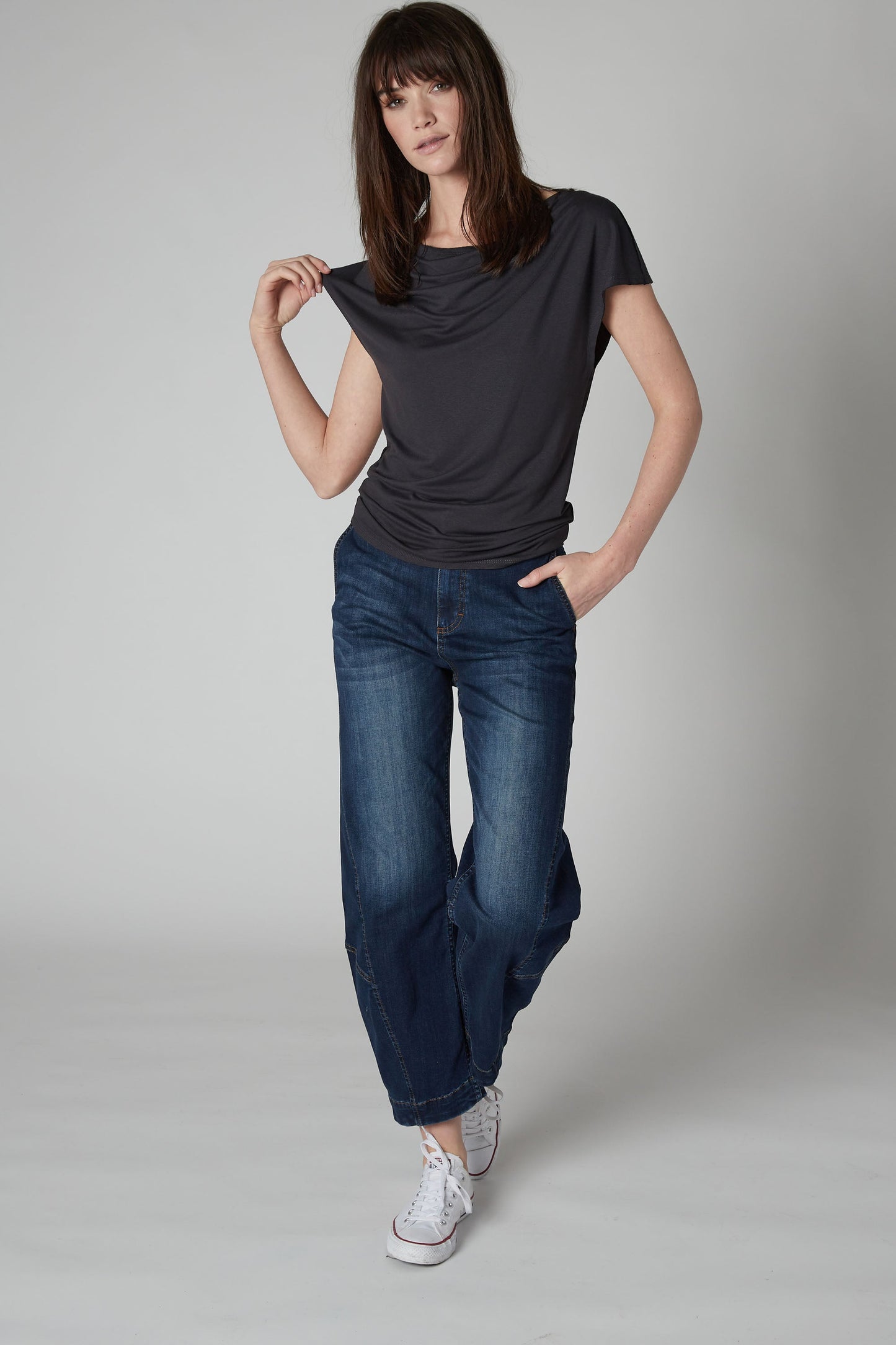 Easy Cowl Neck Bamboo Tee