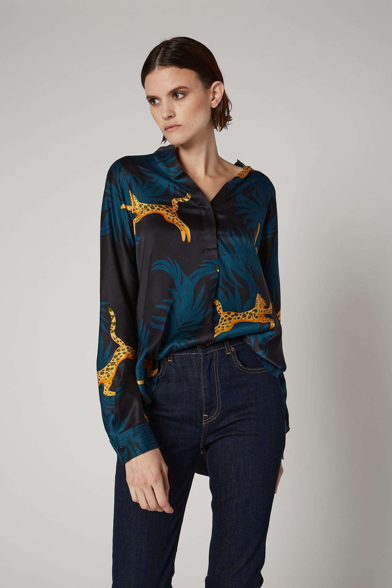 Jungle Silk Blouse