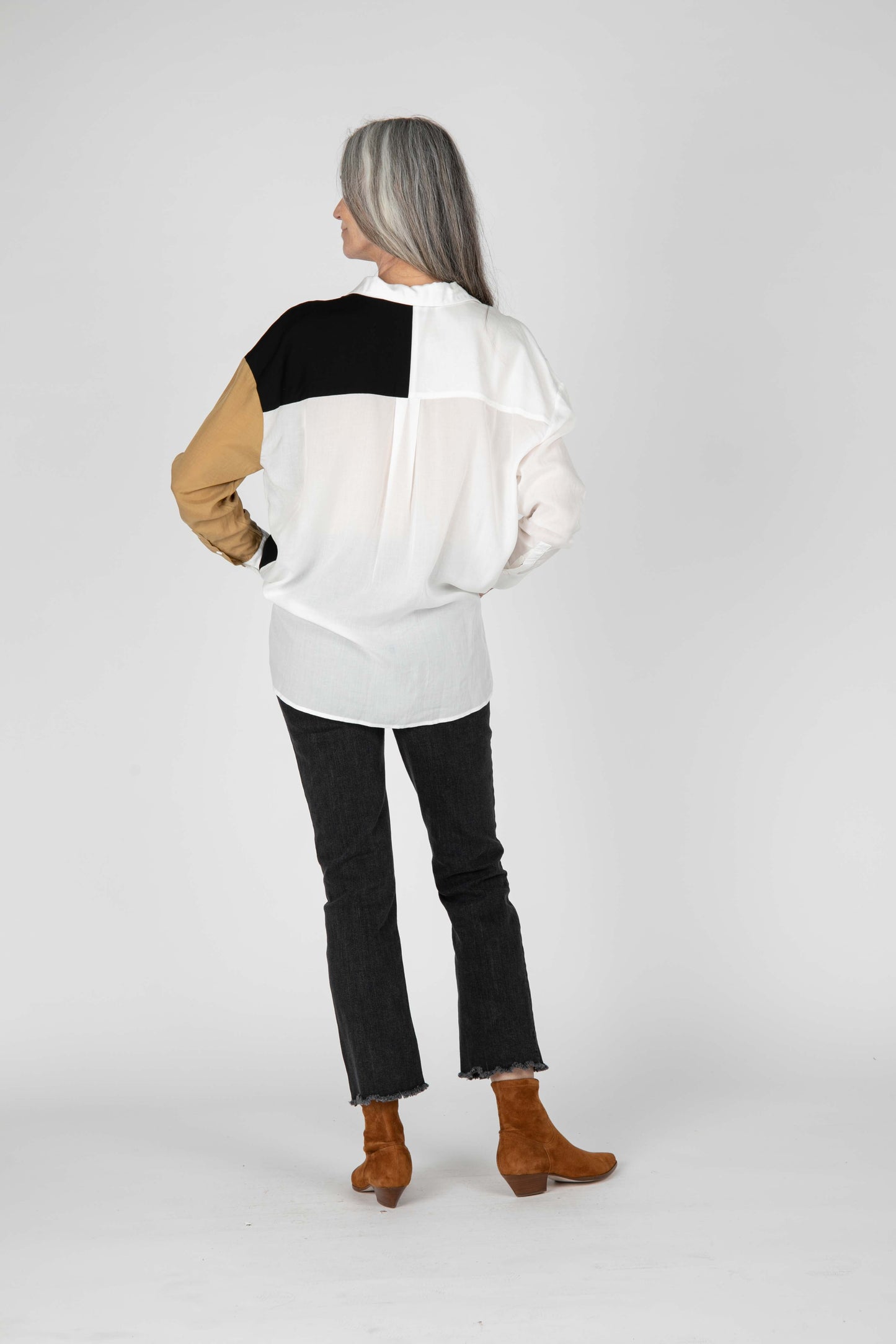 Dubai Color Block Shirt