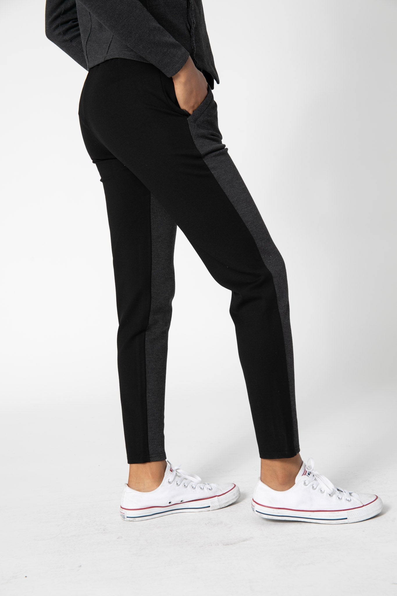 Prague Combo Fitted Pants