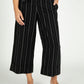 Monte Carlo Striped Wide Leg Pants