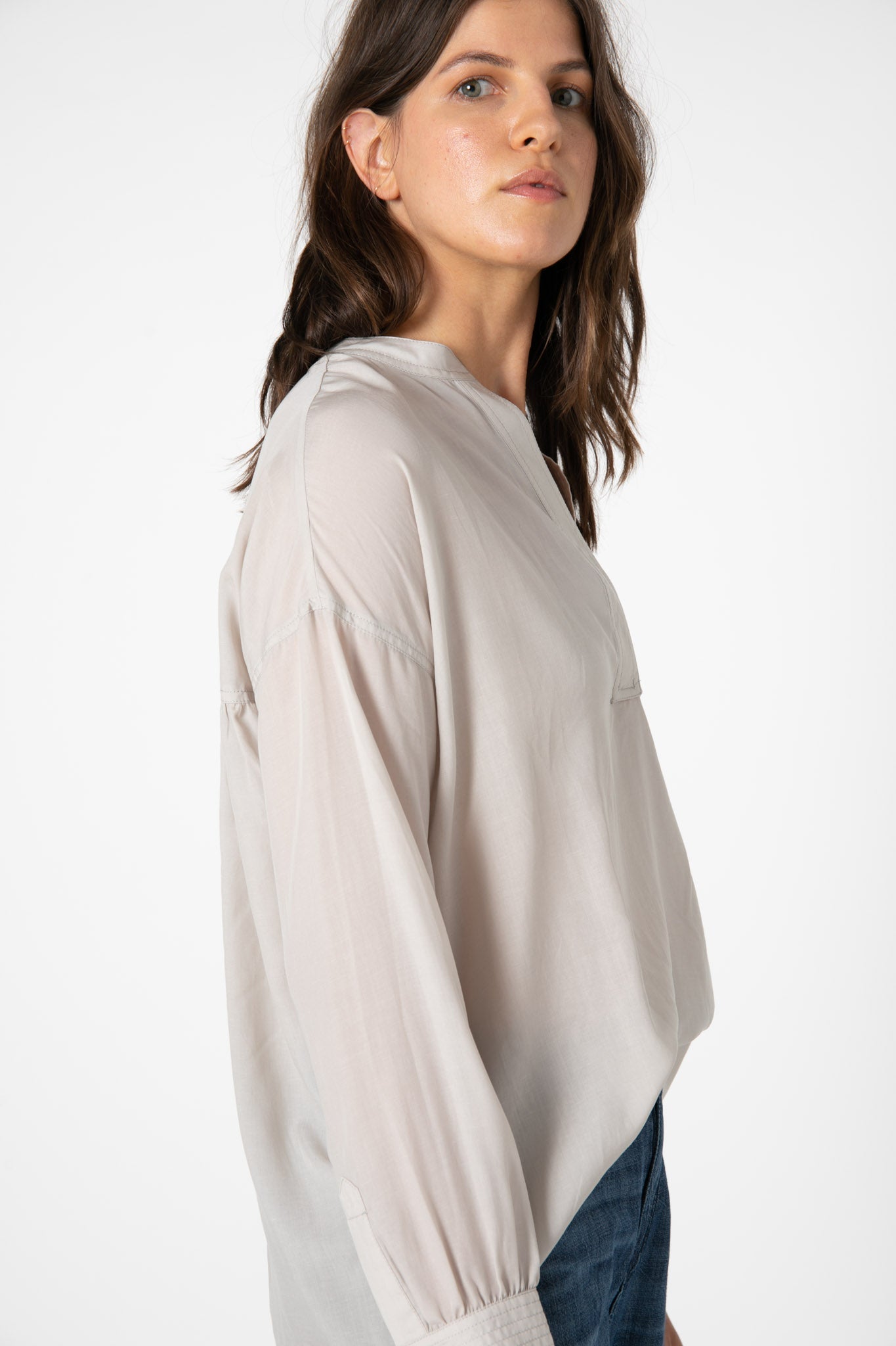 The Smart Poplin Top