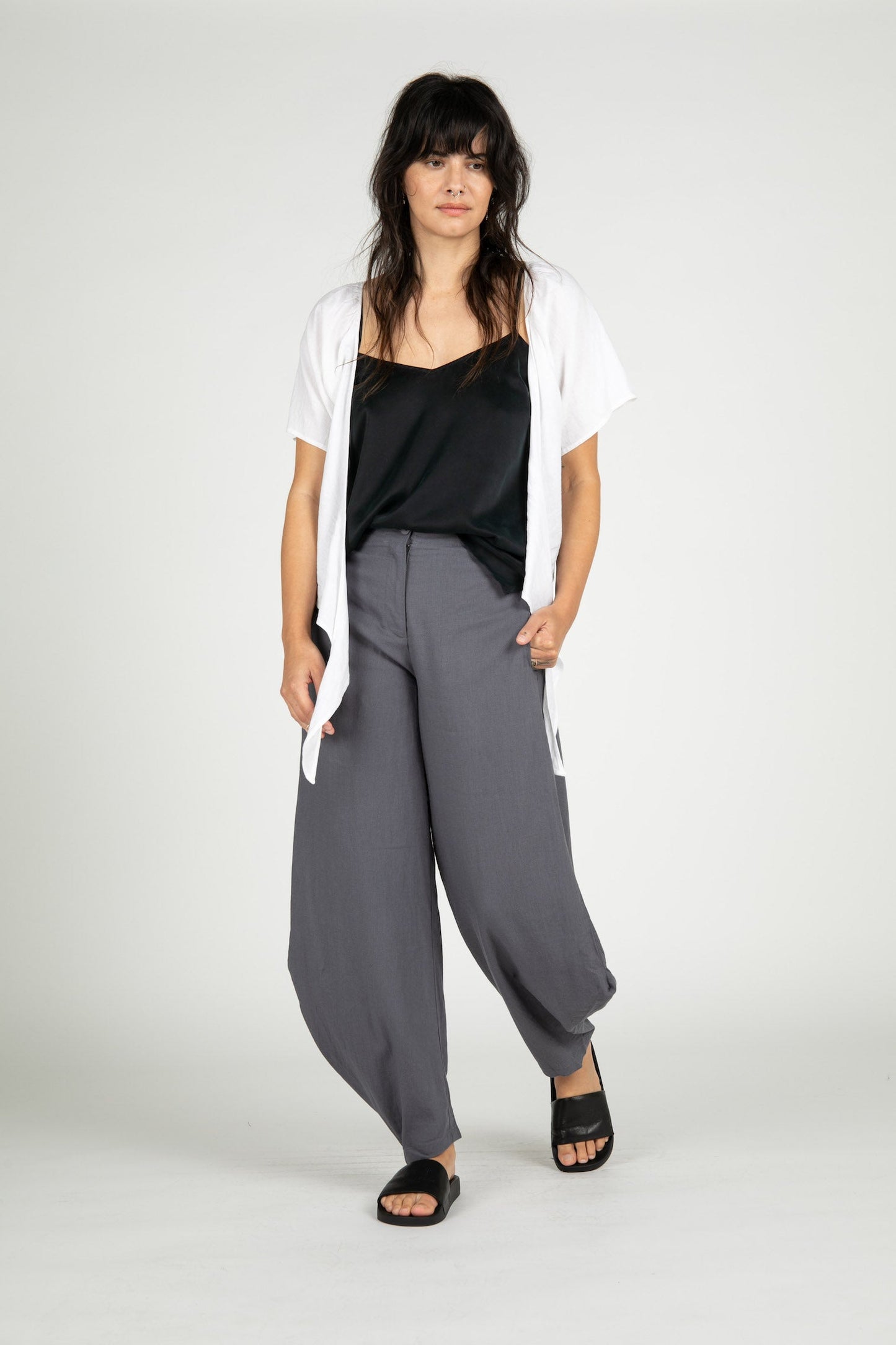 Jameson Linen Wrap Cardigan