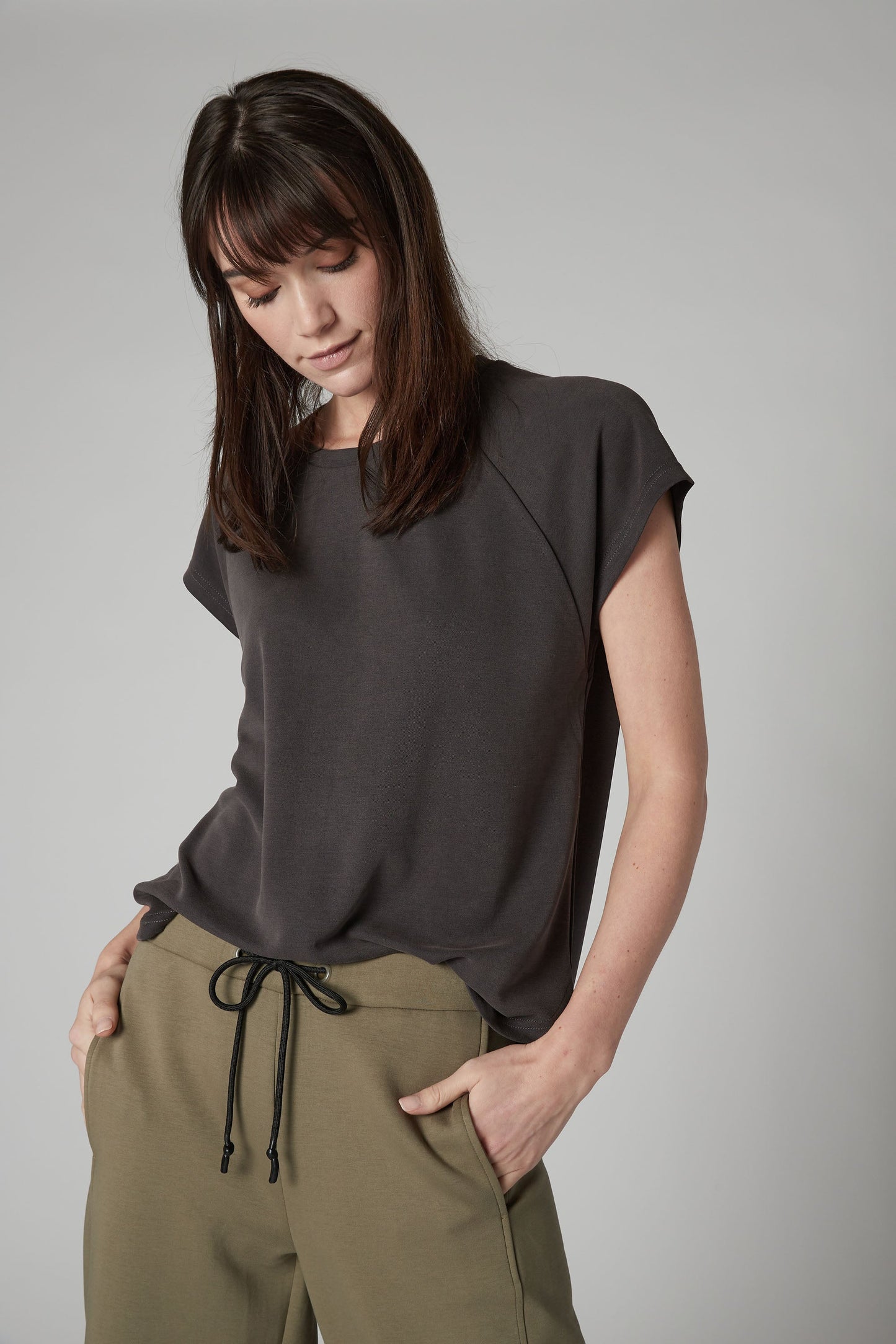 WASHED MODAL RAGLAN TEE