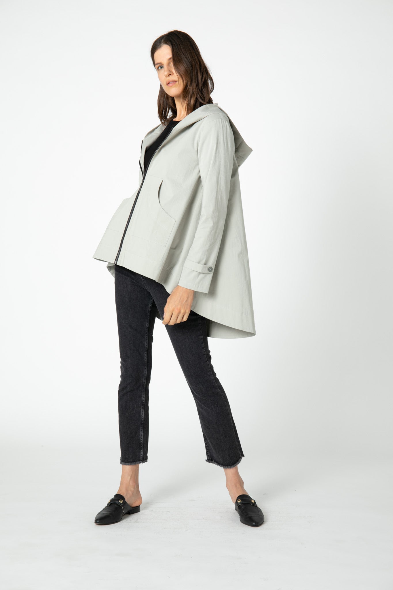 At Ease Poplin Swing Jacket