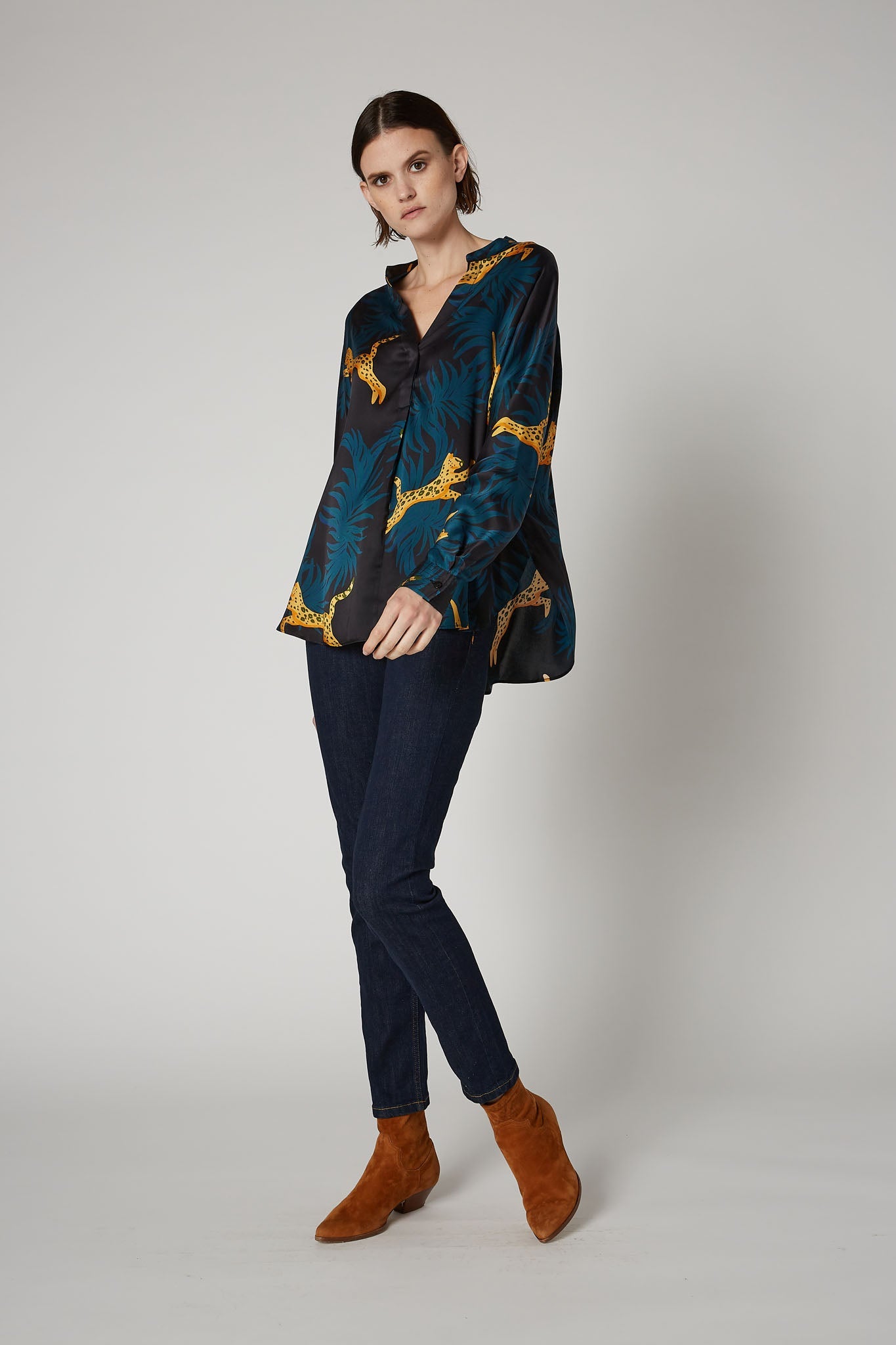 Jungle Silk Blouse