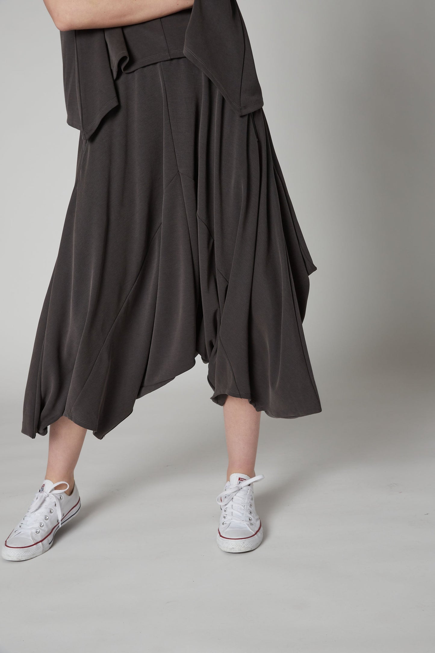 Washed Modal Almost Skirt Pants
