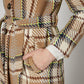 Touch of Neon Plaid Coat