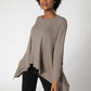 Sheer Knit High Low Top