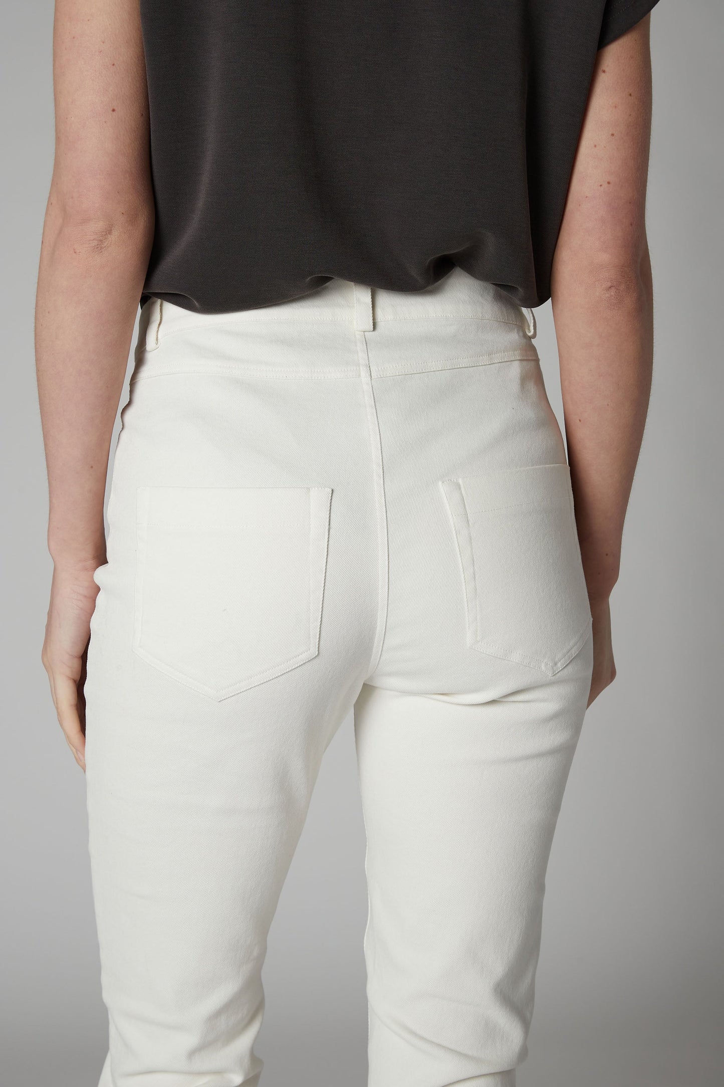 The Iconic Fitted Denim Pants
