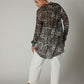 The High Low Leopard Chiffon Blouse