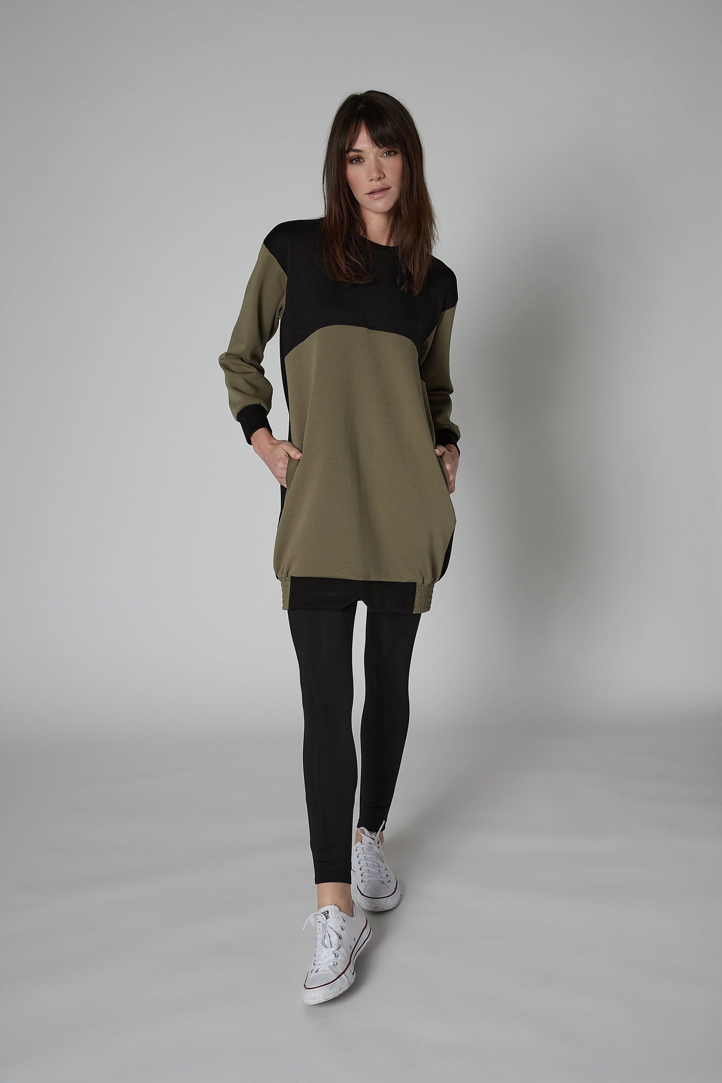 Effortless Scuba Tunic Dress