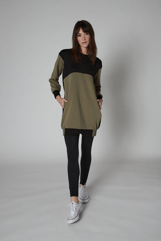 Effortless Scuba Tunic Dress