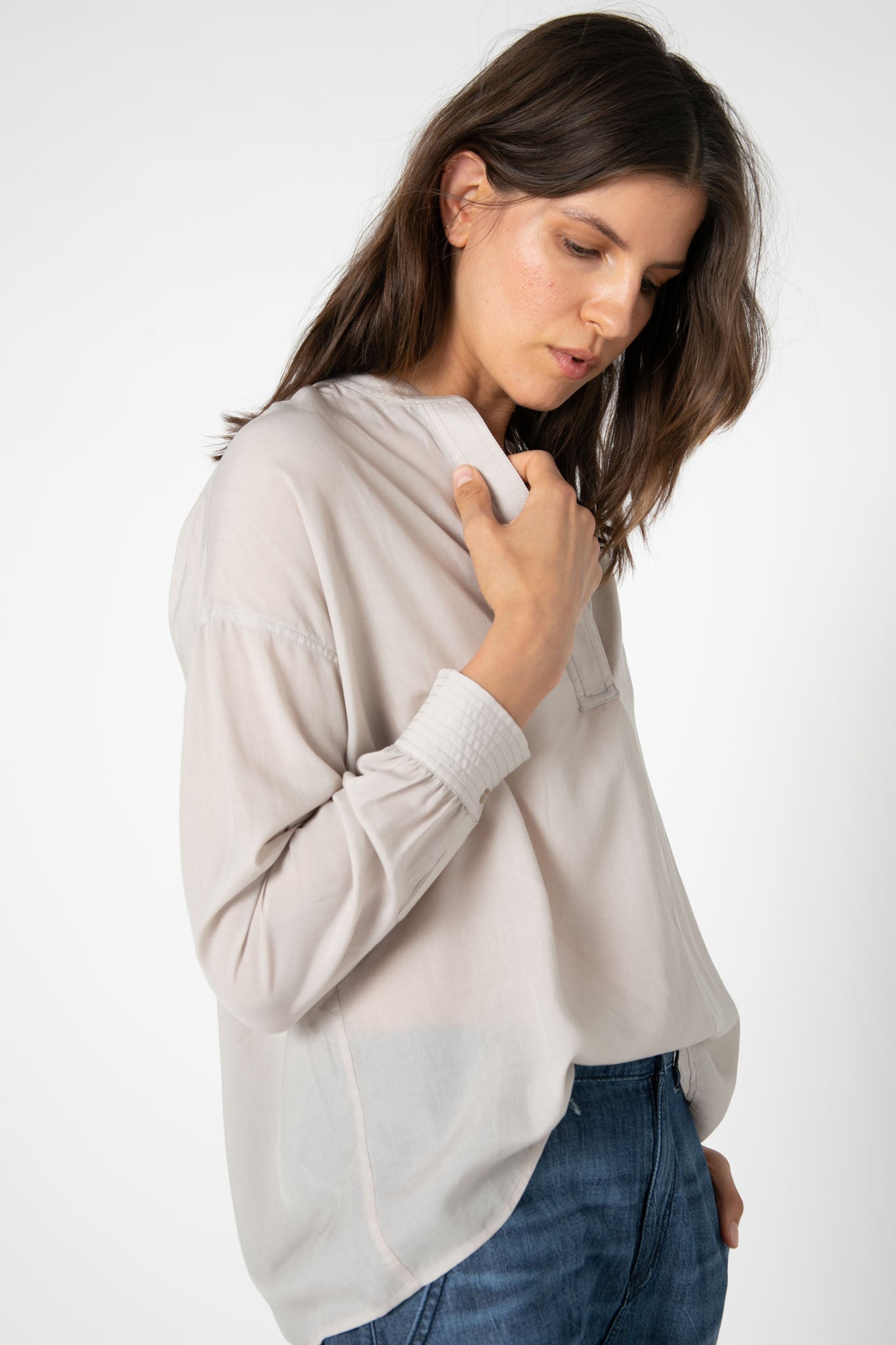 The Smart Poplin Top