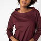 Easy Boatneck Poplin Blouse
