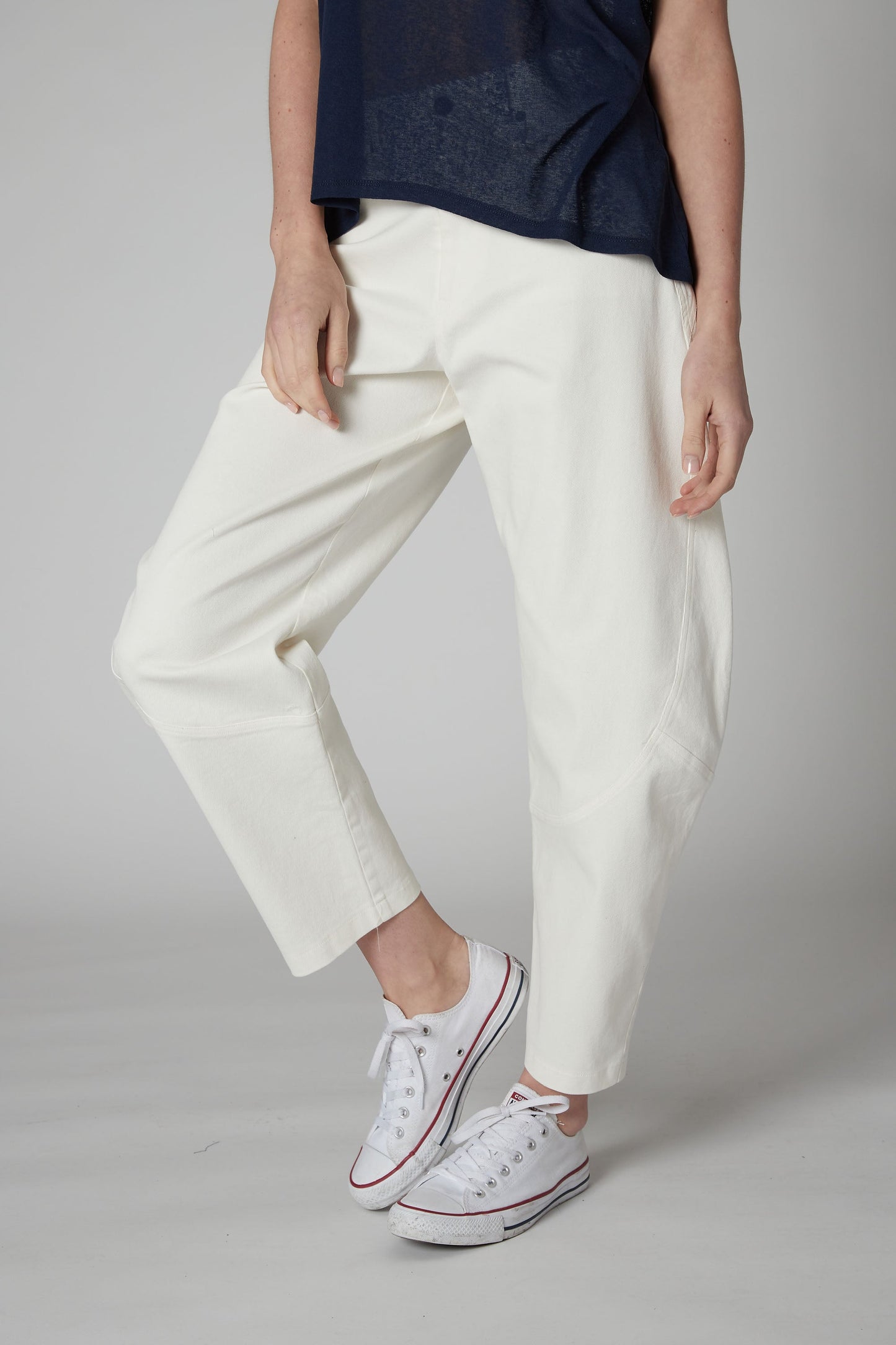 The Wide-ish Denim Pants