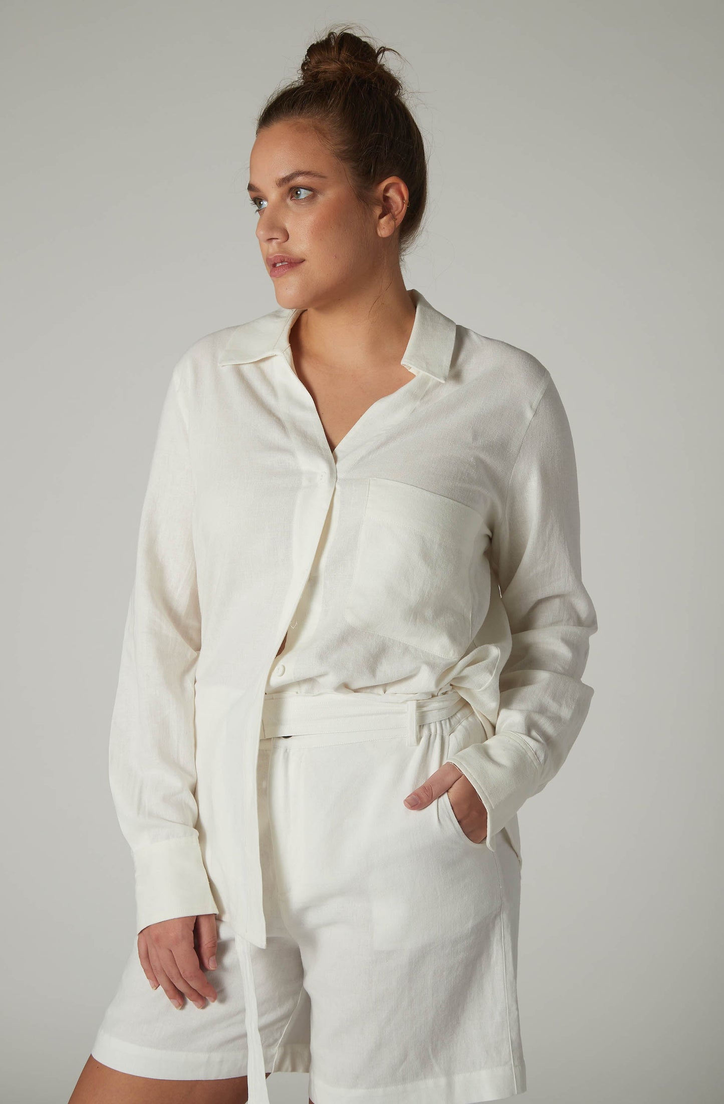 Linen Timeless Button Down Tunic