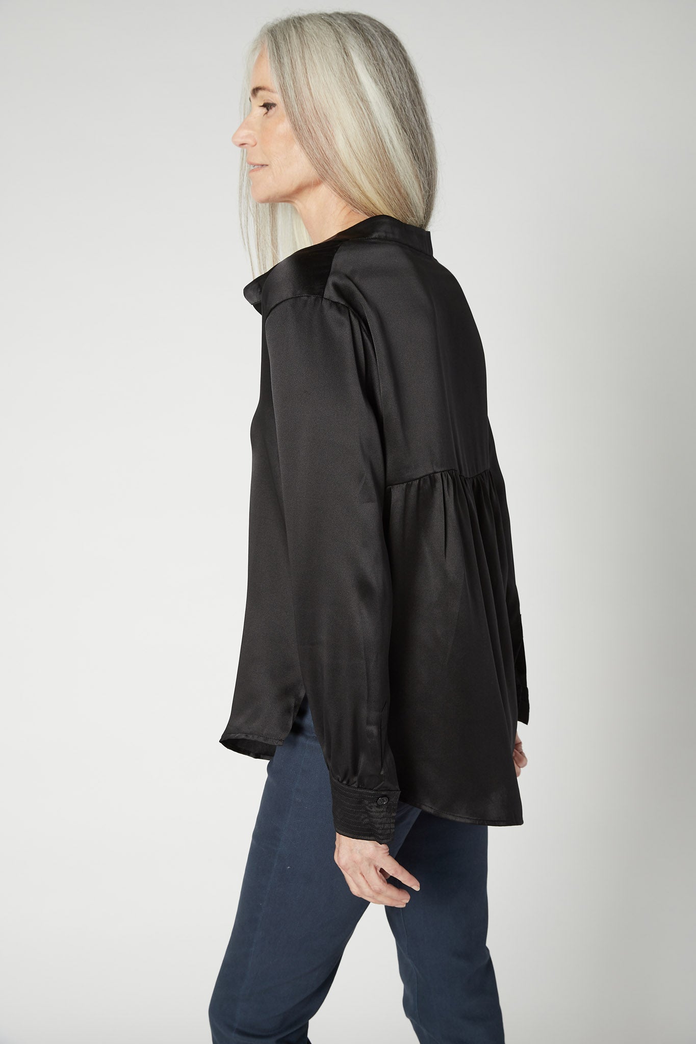 Not Too Loose Silk Blouse