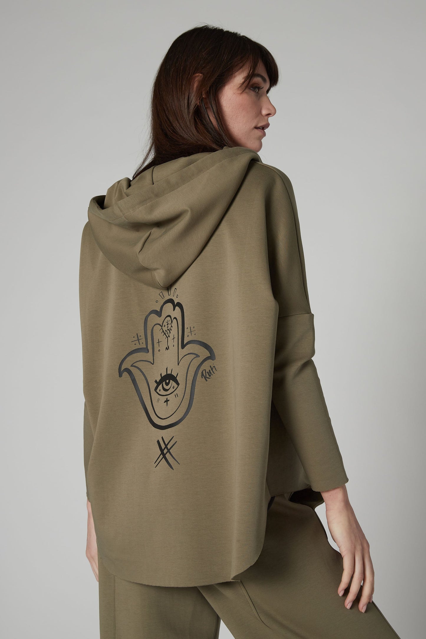 Quintessential Hamsa Scuba Zip Up