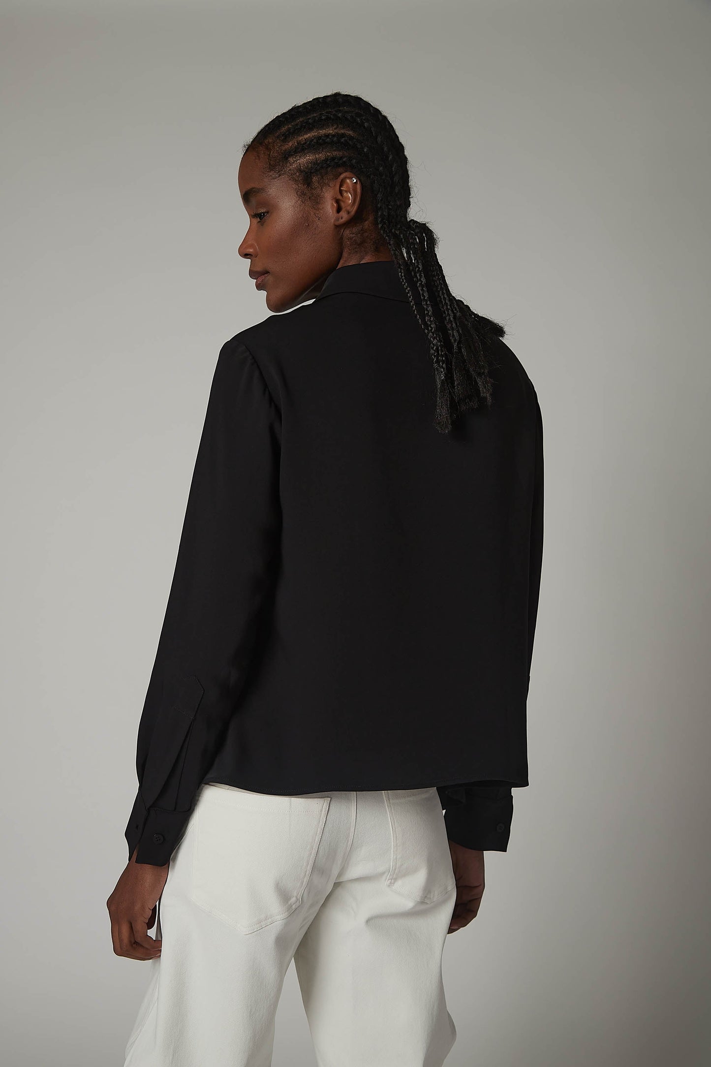 Handkerchief With a Zipper Blouse