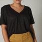 All in the Details Linen Half Sleeve Top