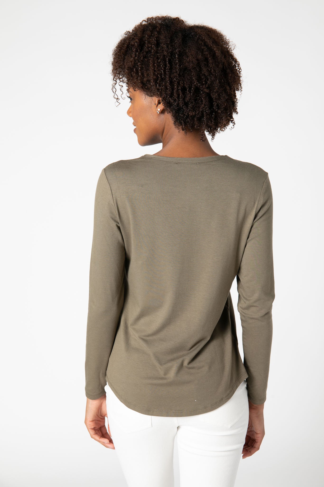 Bamboo V Neck Top