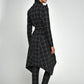 Plaid Walker Wrap Jacket