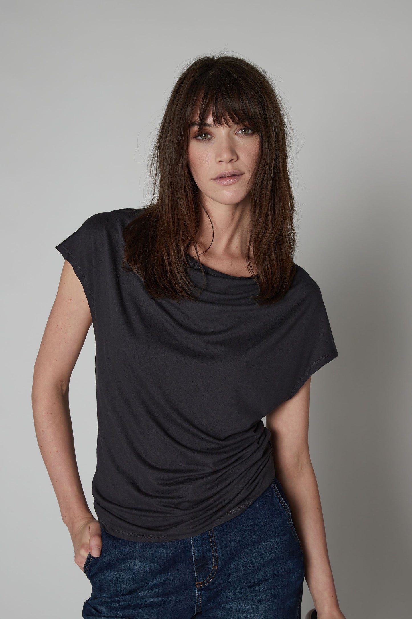Easy Cowl Neck Bamboo Tee