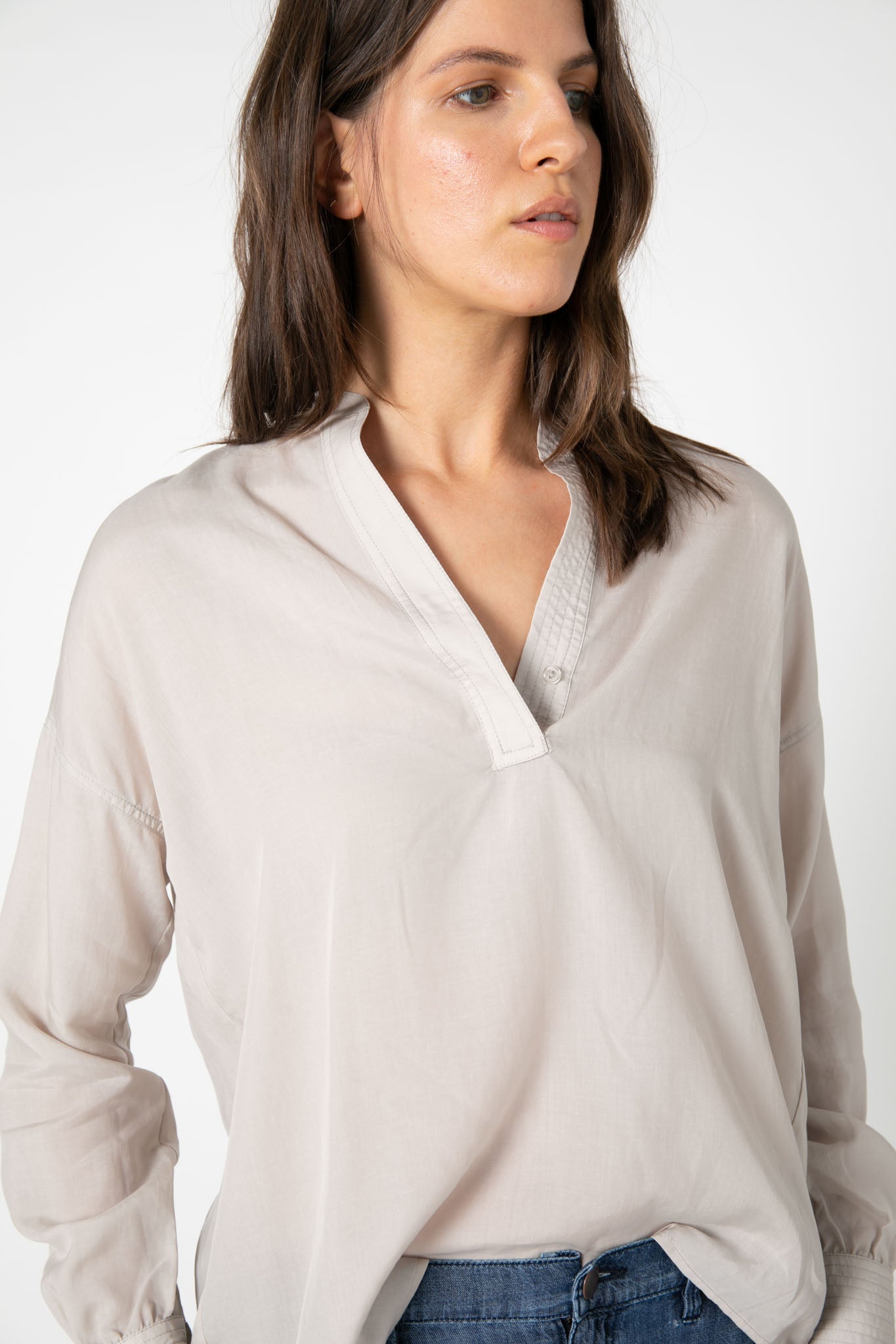 The Smart Poplin Top