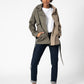 Twill Combo Trench Coat