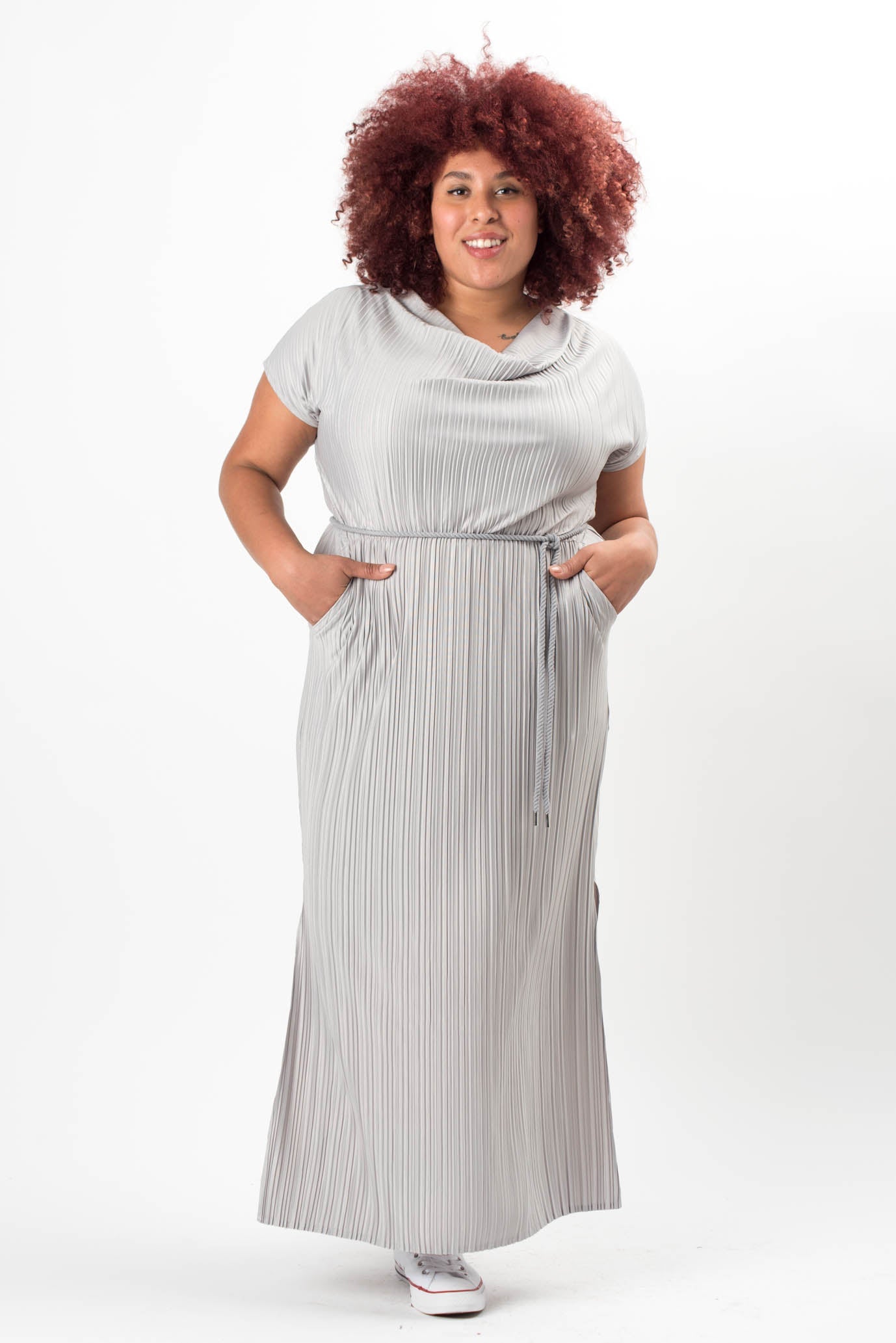 Constance Pleated Maxi Dress