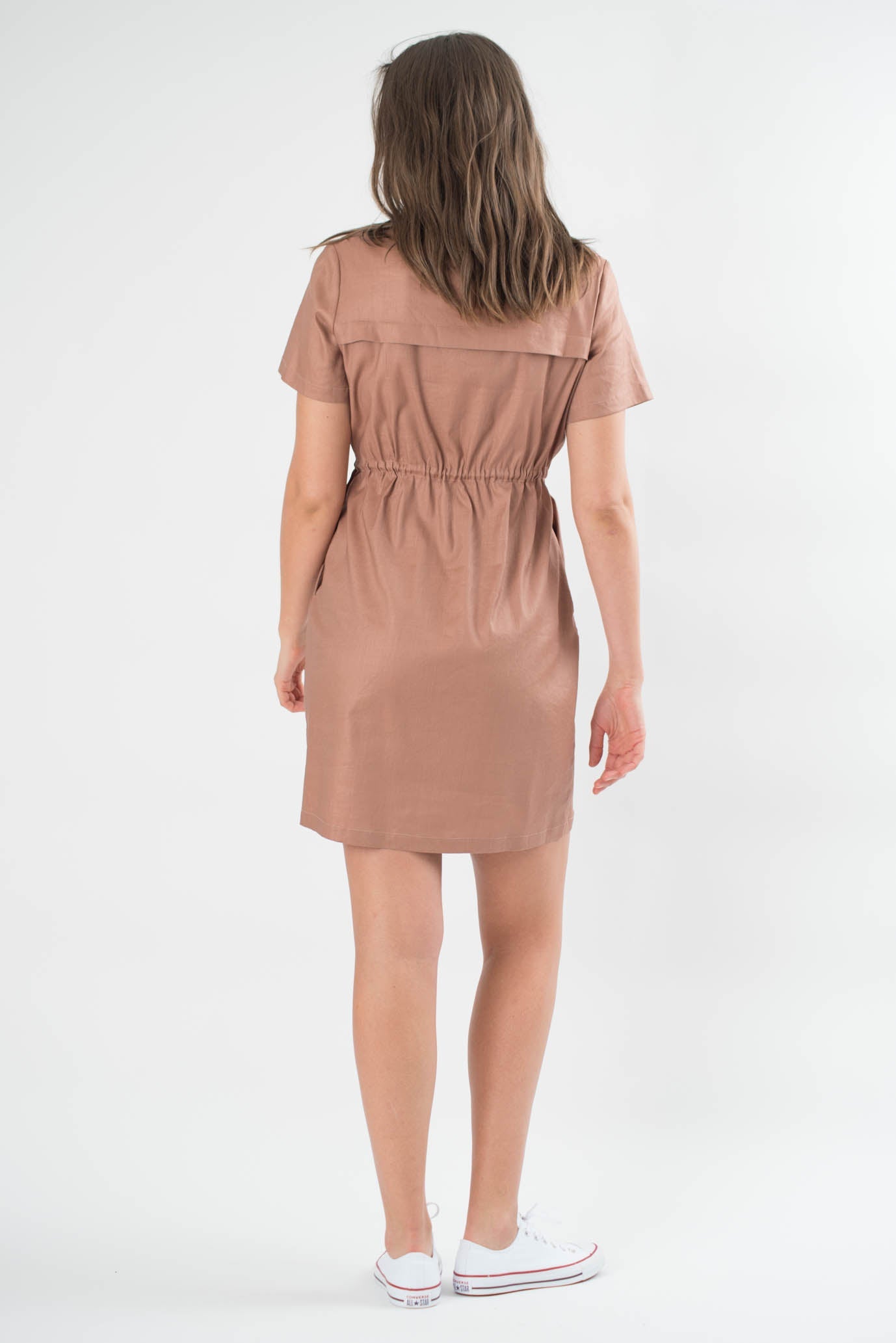 Angelo Linen Cargo Dress