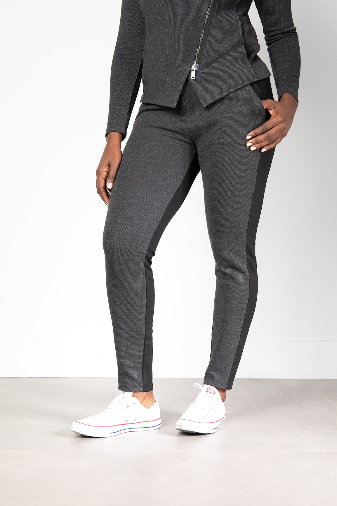 Prague Combo Fitted Pants