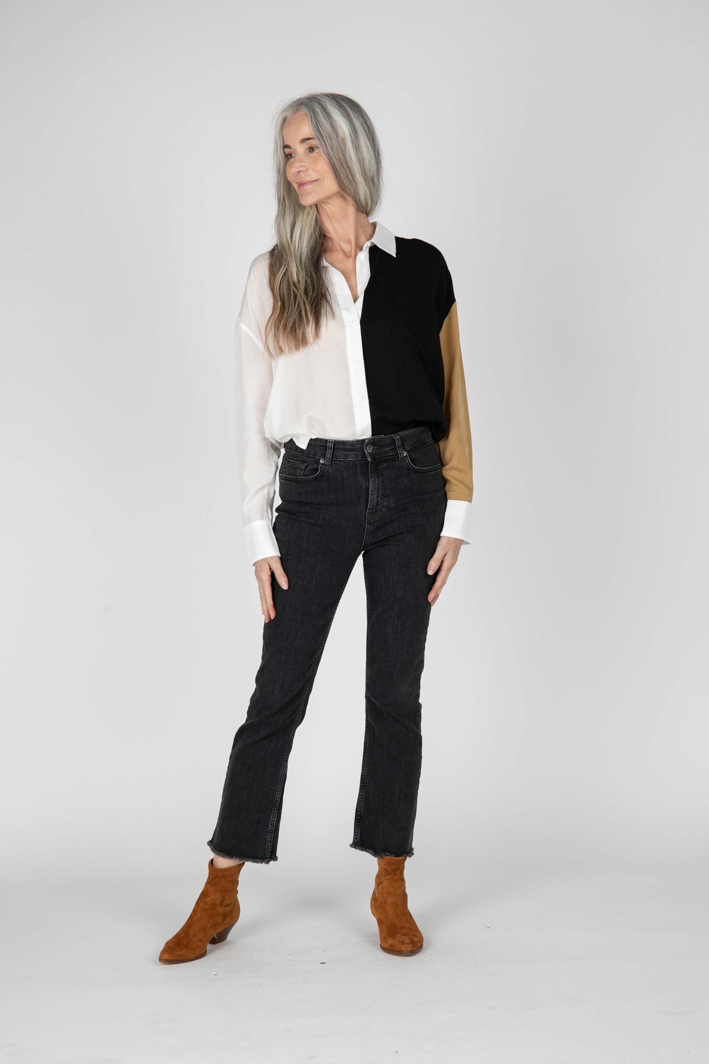 Dubai Color Block Shirt